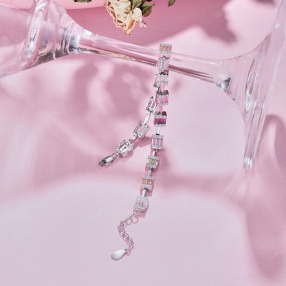 [Solara Jewelry]Dainty Charming Emerald Cut Daily Bracelet