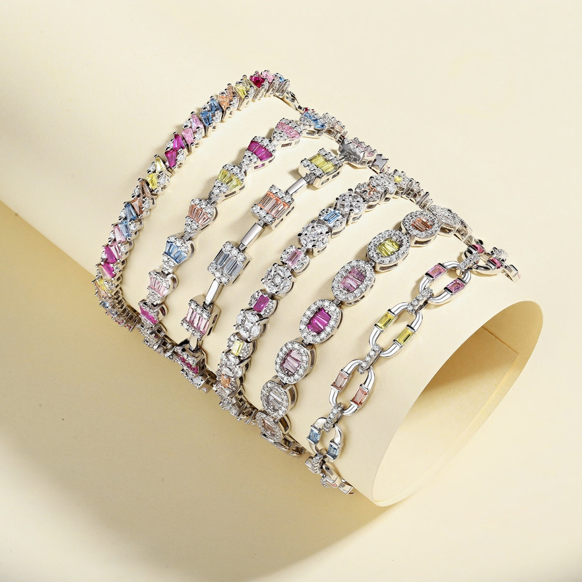[Solara Jewelry]Dainty Charming Emerald Cut Daily Bracelet