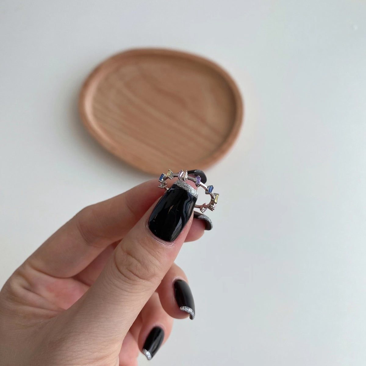 [Solara Jewelry]Unique Trapezoid Cut Daily Ring