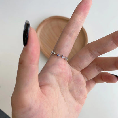 [Solara Jewelry]Unique Trapezoid Cut Daily Ring