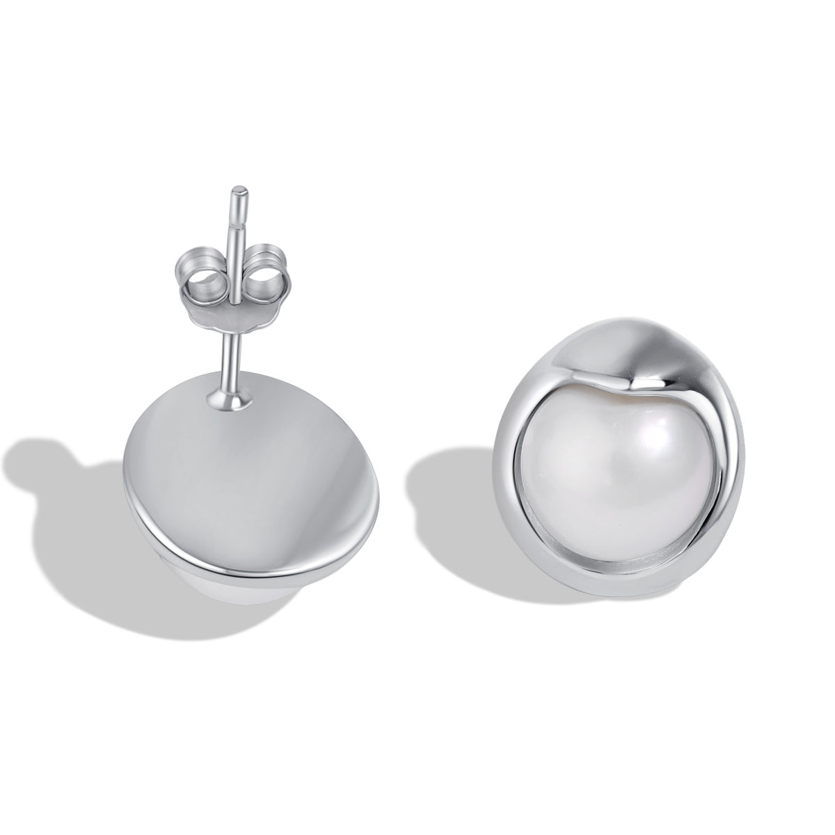 [Solara Jewelry]Dainty Bread Pearl Earrings