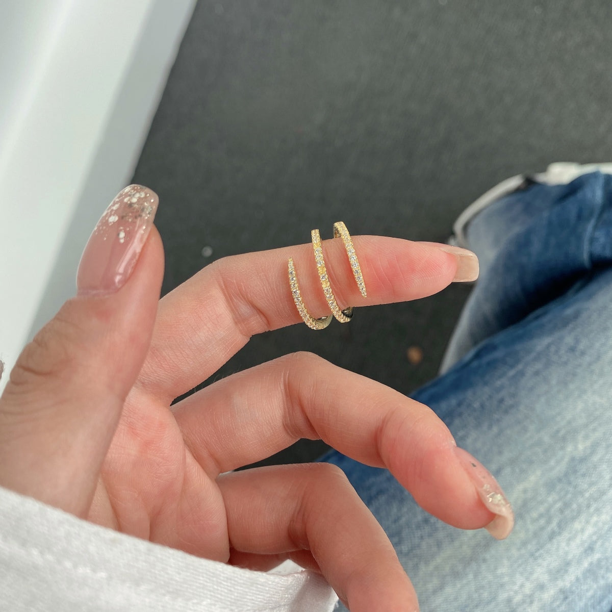 [Solara Jewelry]Unique Vibrant Entangle Daily Ring
