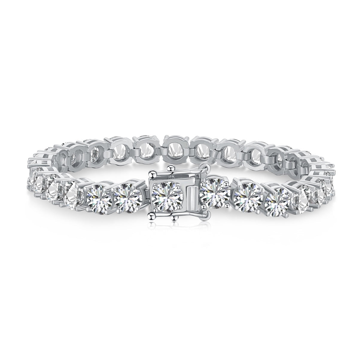 [Solara Jewelry]0.75 Carat Dazzling Round Cut Wedding Bracelet