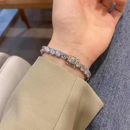 [Solara Jewelry]0.75 Carat Dazzling Round Cut Wedding Bracelet
