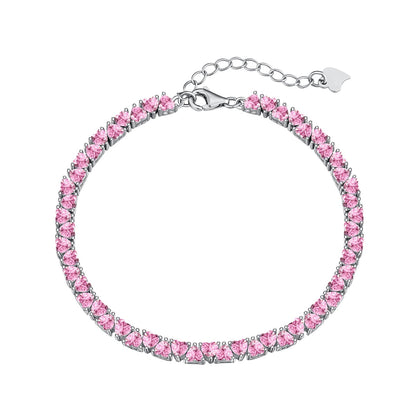 [Solara Jewelry]Dazzling Romantic Heart Shape Lover Bracelet