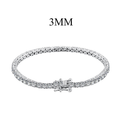 [Solara Jewelry]Radiant Colorful Round Cut Party Bracelet