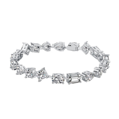 [Solara Jewelry]Unique Exquisite Multi Cut Daily Bracelet
