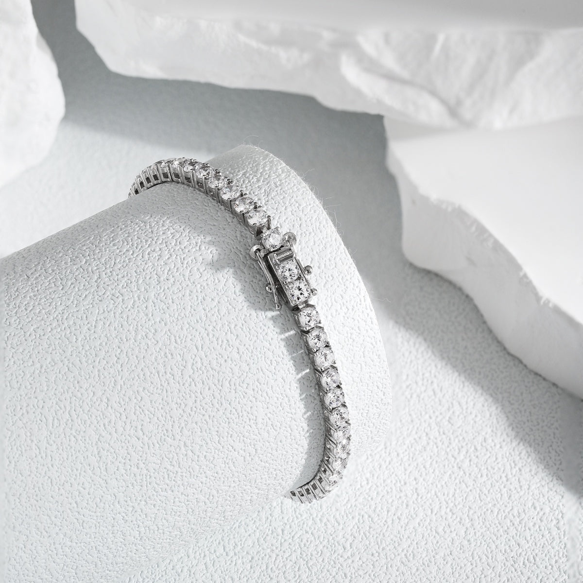 [Solara Jewelry]Radiant Colorful Round Cut Party Bracelet