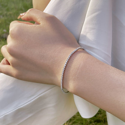 [Solara Jewelry]Radiant Colorful Round Cut Party Bracelet