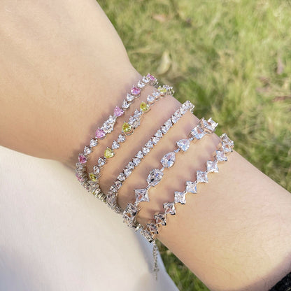 [Solara Jewelry]Unique Exquisite Multi Cut Daily Bracelet