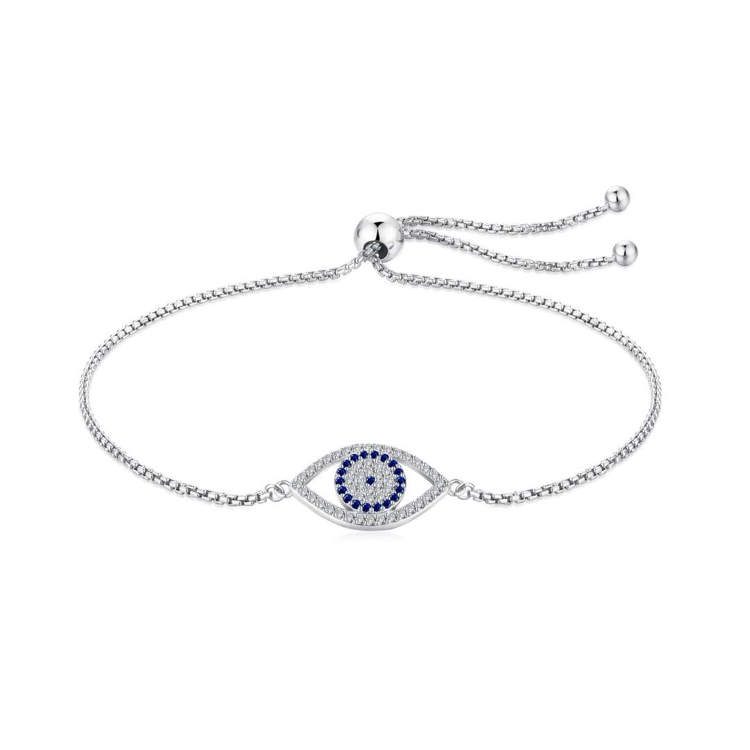 [Solara Jewelry]Dazzling Eye Shape Necklace