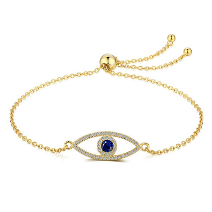 [Solara Jewelry]Devil's Eye Hollow Design Bracelet