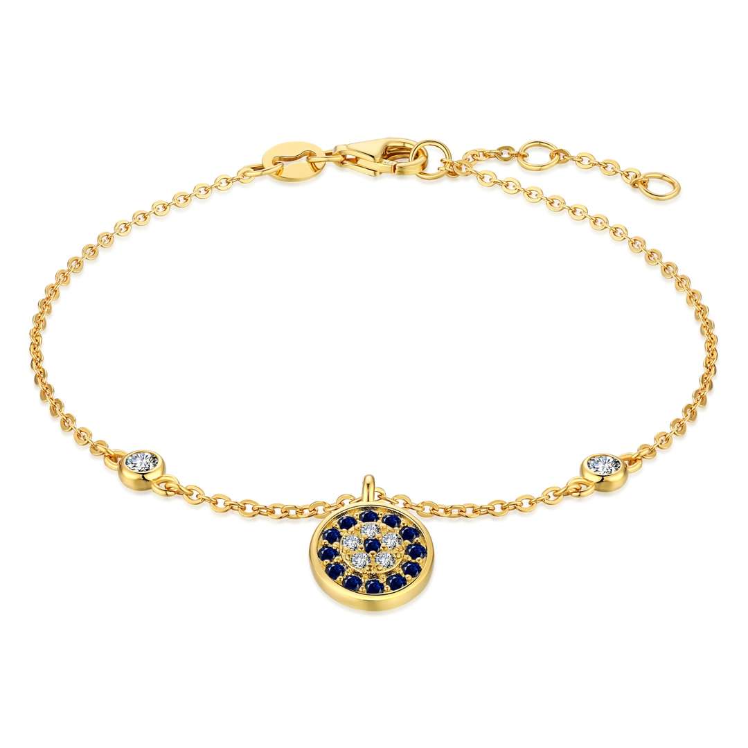 [Solara Jewelry]Devil's Eye Round Shape Bracelet