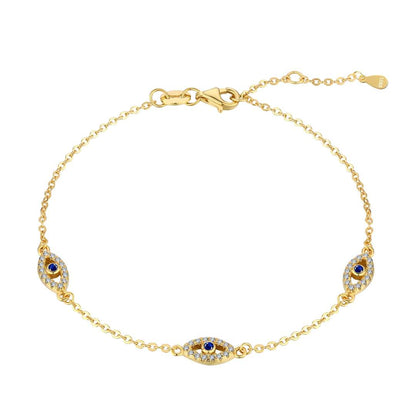 [Solara Jewelry]Evil Eye Shape Pendent Necklace