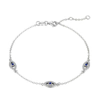 [Solara Jewelry]Evil Eye-Anhänger-Halskette