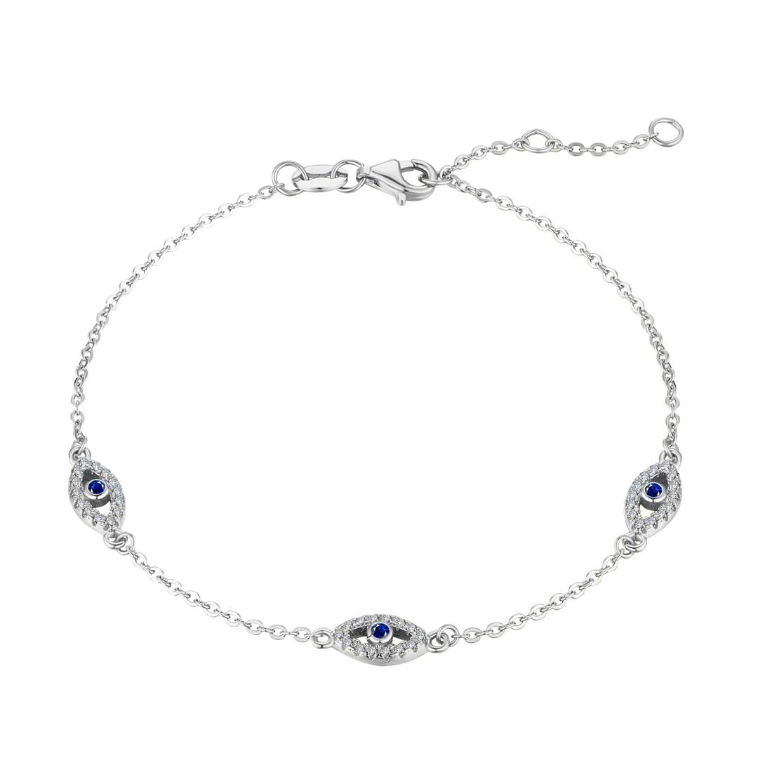 [Solara Jewelry]Evil Eye Shape Pendent Necklace