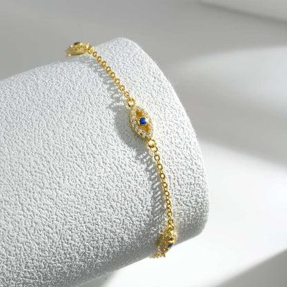 [Solara Jewelry]Evil Eye Shape Pendent Necklace