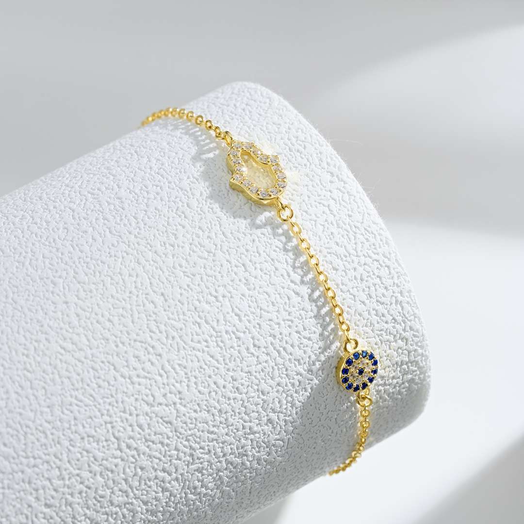 [Solara Jewelry]Gost Shape & Round Shape Necklace