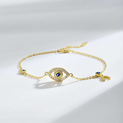 [Solara Jewelry]Dainty Eye Shape Necklace