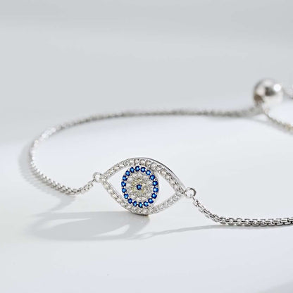 [Solara Jewelry]Dazzling Eye Shape Necklace