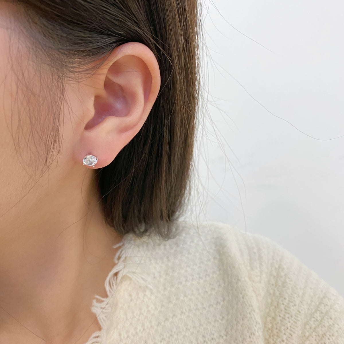 [Solara Jewelry]Unique Round Shape Earrings