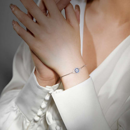 [Solara Jewelry]Dazzling Eye Shape Necklace