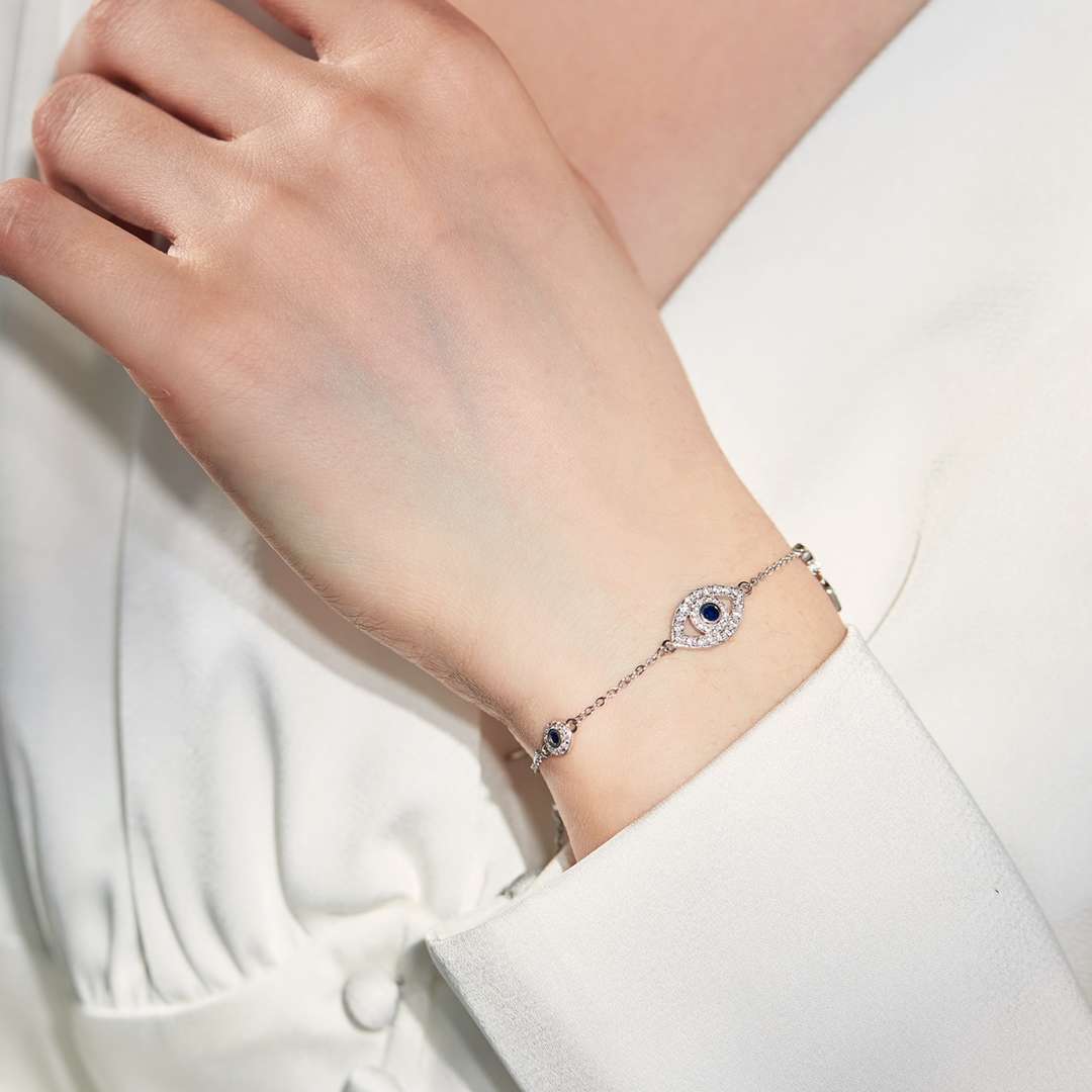[Solara Jewelry]Dainty Eye Shape Necklace