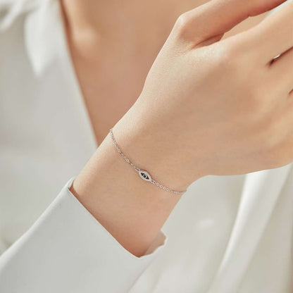 [Solara Jewelry]Evil Eye Shape Necklace