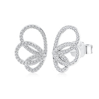 [Solara Jewelry]精巧な蝶の形をしたイヤリング