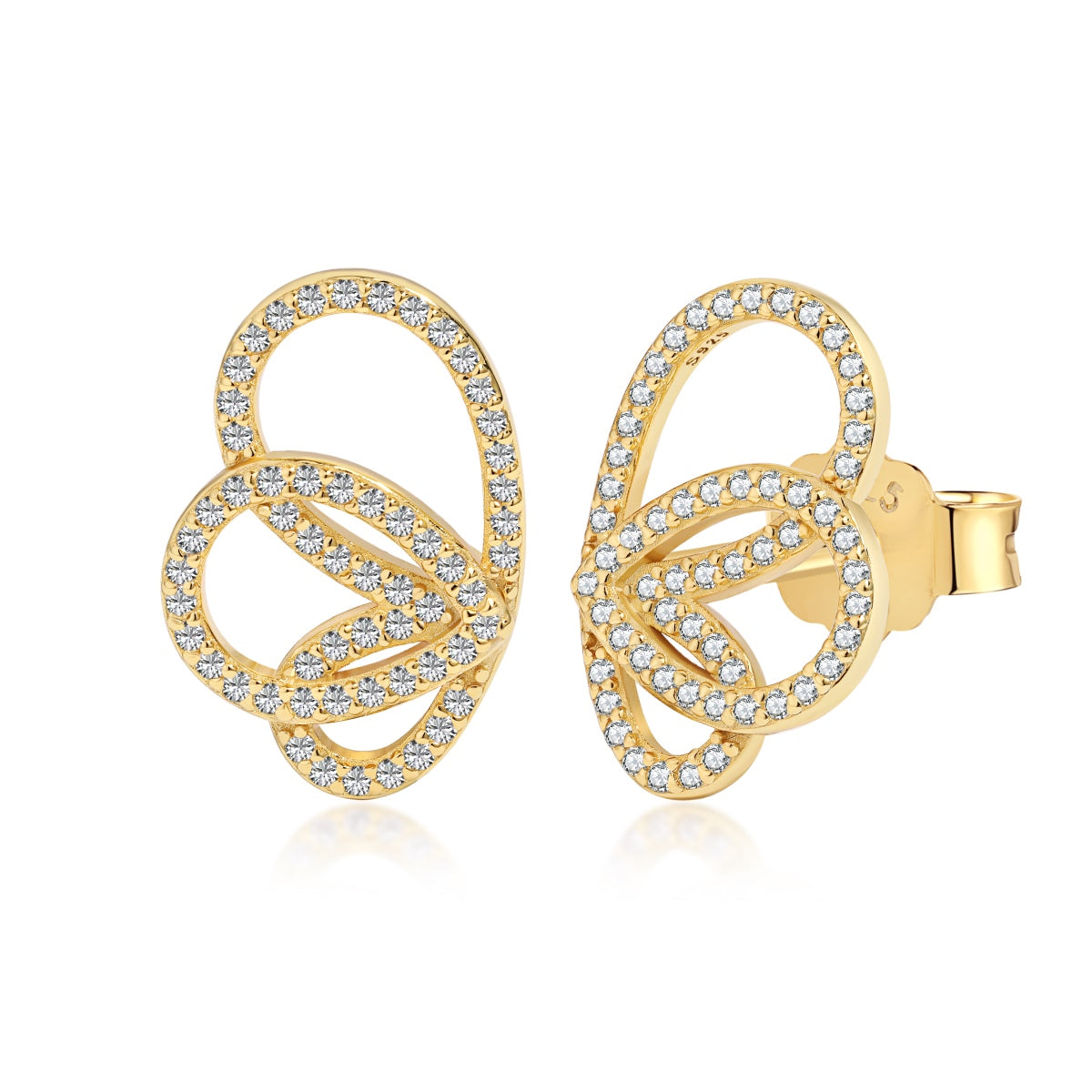 [Solara Jewelry]Exquisite Butterfly Shape Earrings