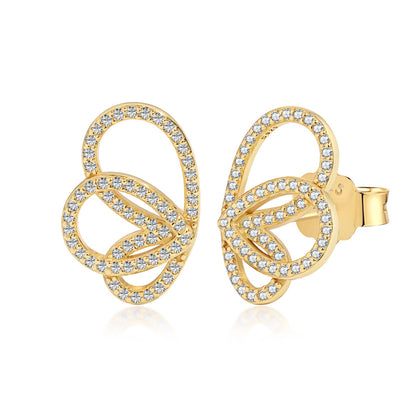 [Solara Jewelry]Exquisite Butterfly Shape Earrings