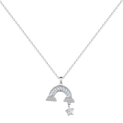 [Solara Jewelry]Unique Rainbow Star Necklace