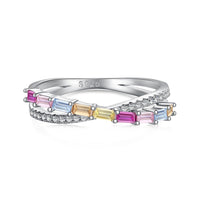 [Solara Jewelry]Energetic Elegant Radiant Cut Party Ring