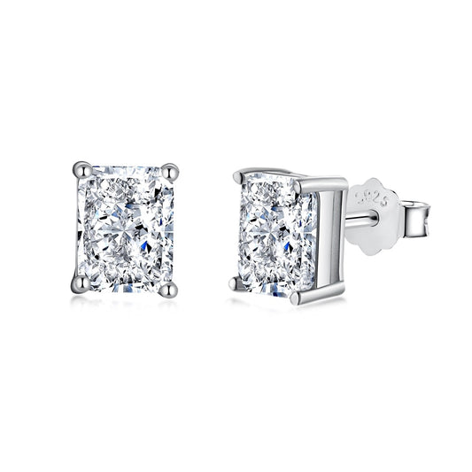 [Solara Jewelrys ]Radiant Luxurious Princess Cut Daily Earrings
