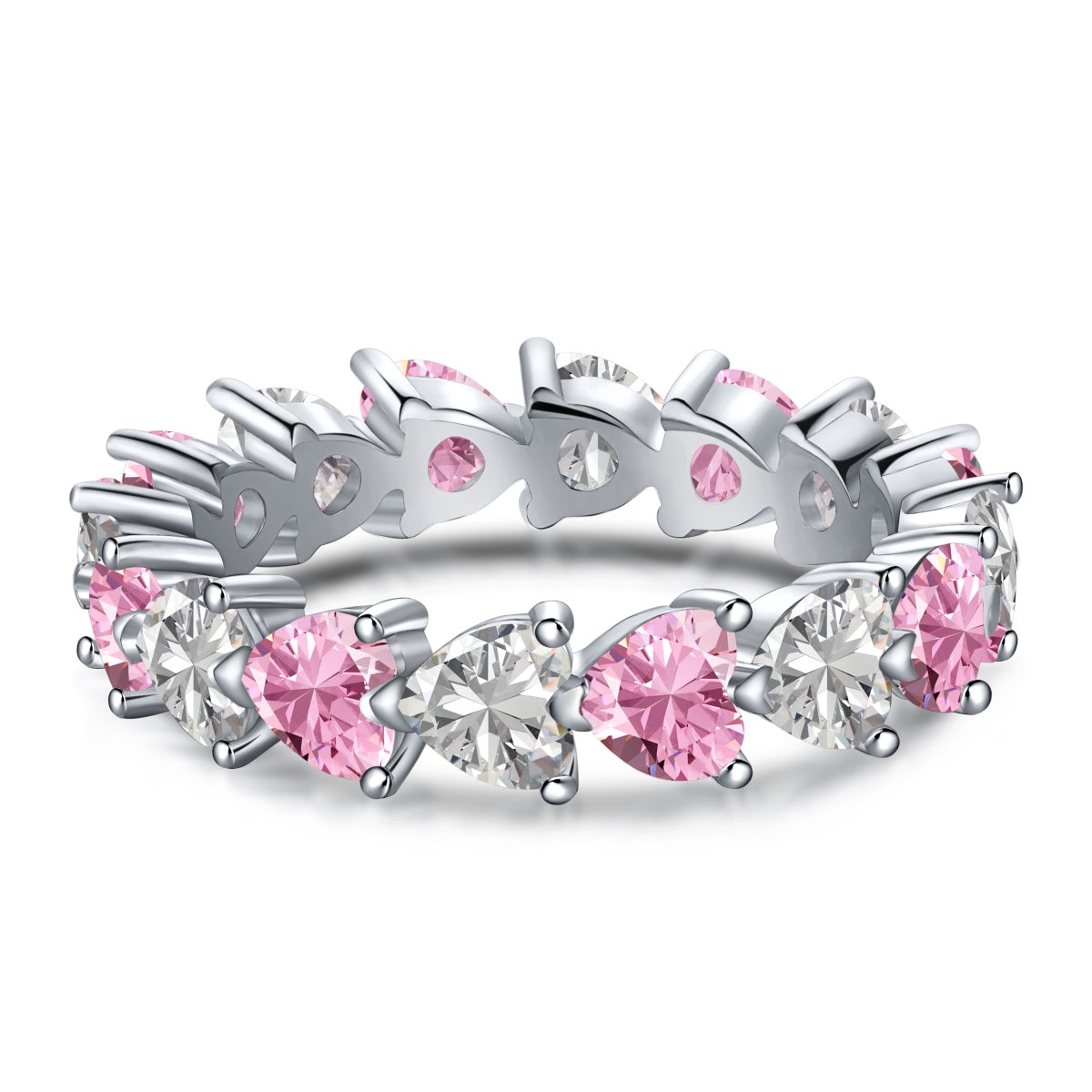 [Solara Jewelrys ]0.25 Carat Radiant Romance Heart Cut Lover Ring
