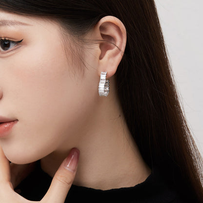 [Solara Jewelry]Radiant Heart Cutout Earrings