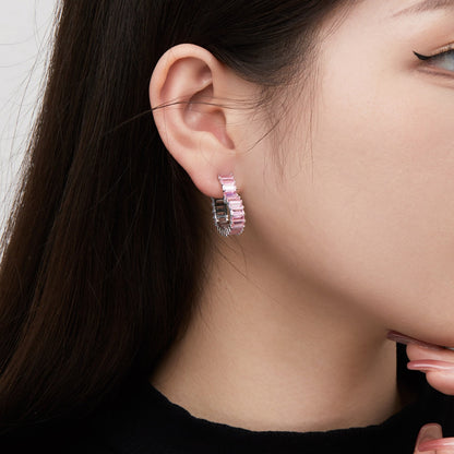 [Solara Jewelry]Radiant Heart Cutout Earrings