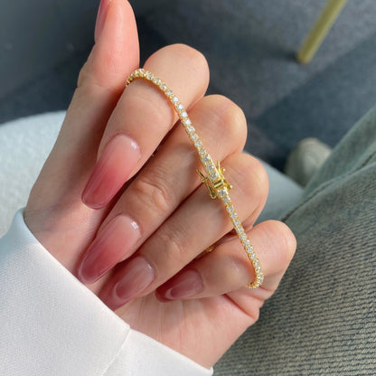 [Solara Jewelry]Radiant Colorful Round Cut Party Bracelet