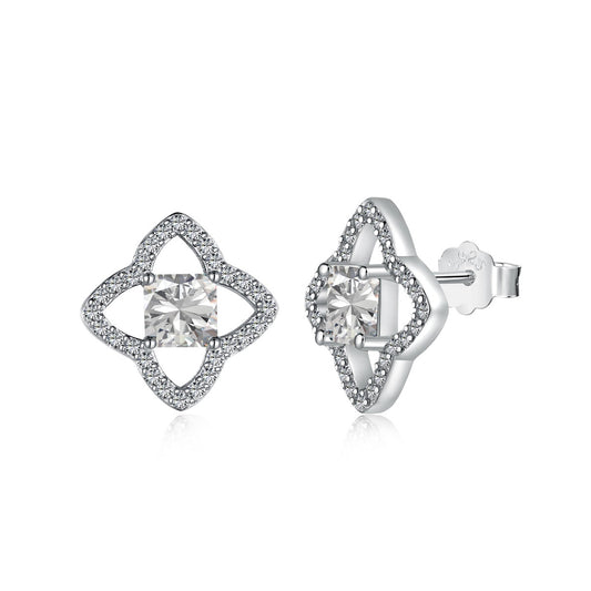 [Solara Jewelrys ]Elegant Star Shape Princess Cut Daily Earrings