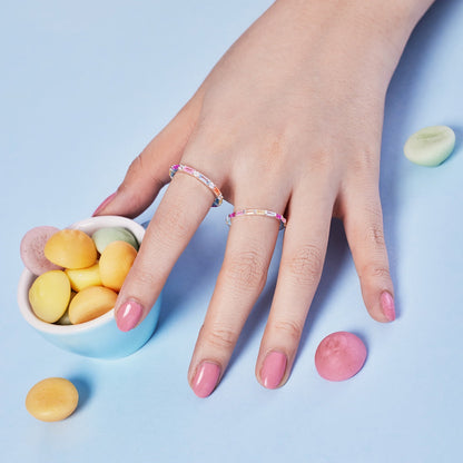[Solara Jewelry]Lively In Shades Elegant Radiant Cut Daily Ring