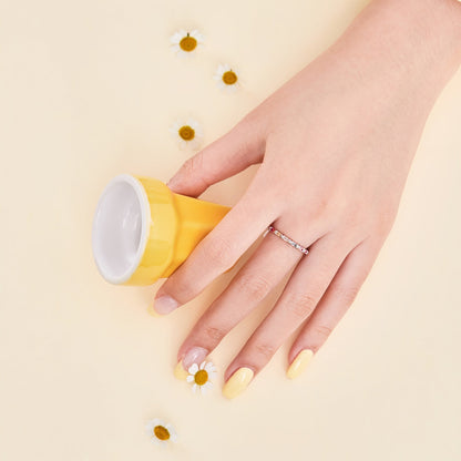 [Solara Jewelry]Charming Colorful Round Cut Daily Ring