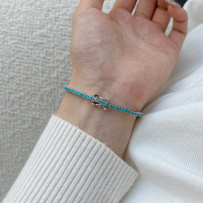 [Solara Jewelry]Dazzling Exquisite Round Cut Daily Bracelet