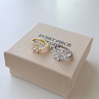 [Solara Jewelry]Delicate Lively Snake Shape Daily Ring