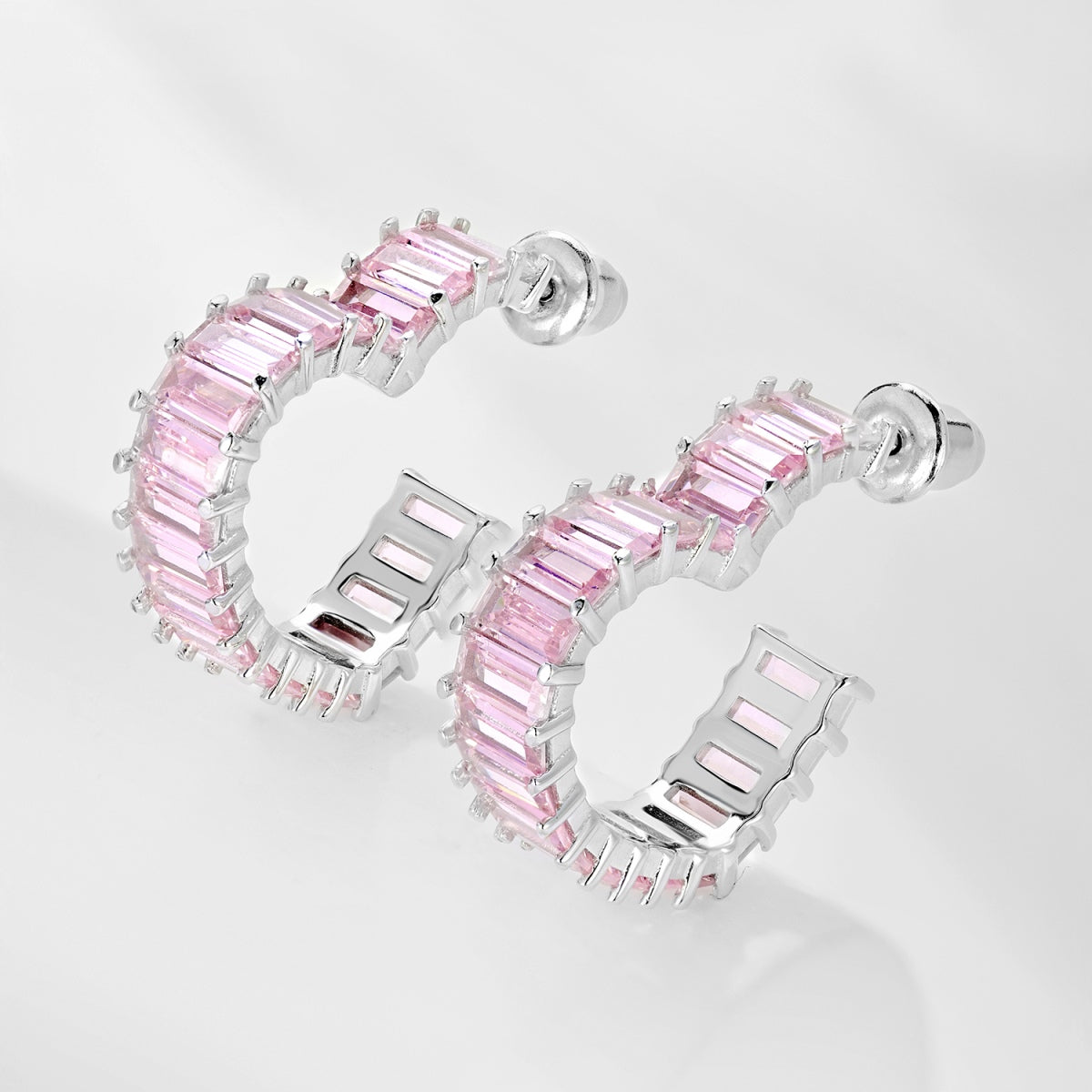 [Solara Jewelry]Radiant Heart Cutout Earrings