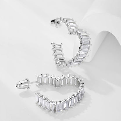 [Solara Jewelry]Radiant Heart Cutout Earrings