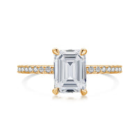 [Solara Jewelry]2.0 Carat Scintillating Ornate Radiant Cut Party Ring