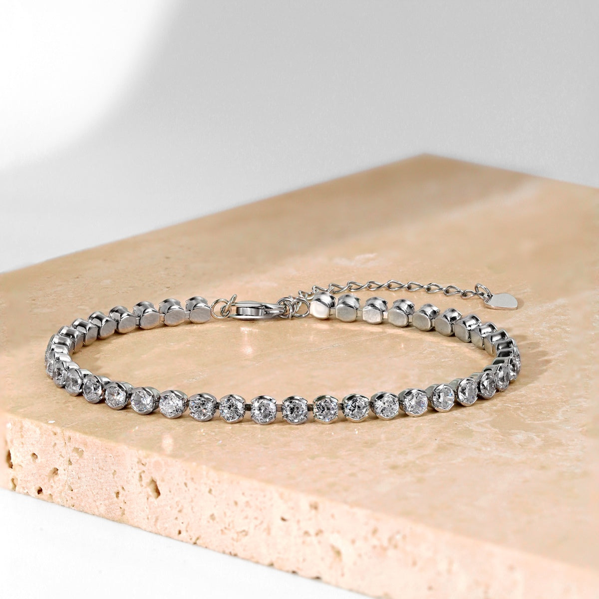 [Solara Jewelry]Dazzling Sparkling Round Cut Daily Bracelet