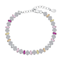 [Solara Jewelry]Radiant Colorful Round Shape Daily Bracelet