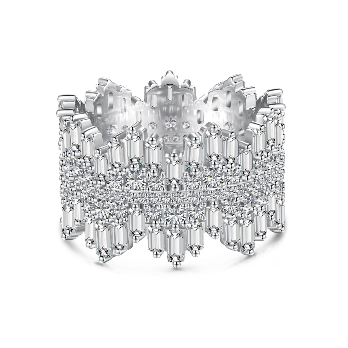 [Solara Jewelry]Luxurious Colorful Radiant Cut Daily Ring