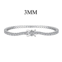 [Solara Jewelry]Dainty Charming Round Cut Tennis Bracelet